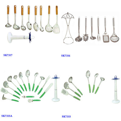 【6件套不锈钢厨具】价格,厂家,图片,锅铲,阳东县盛凯工贸-